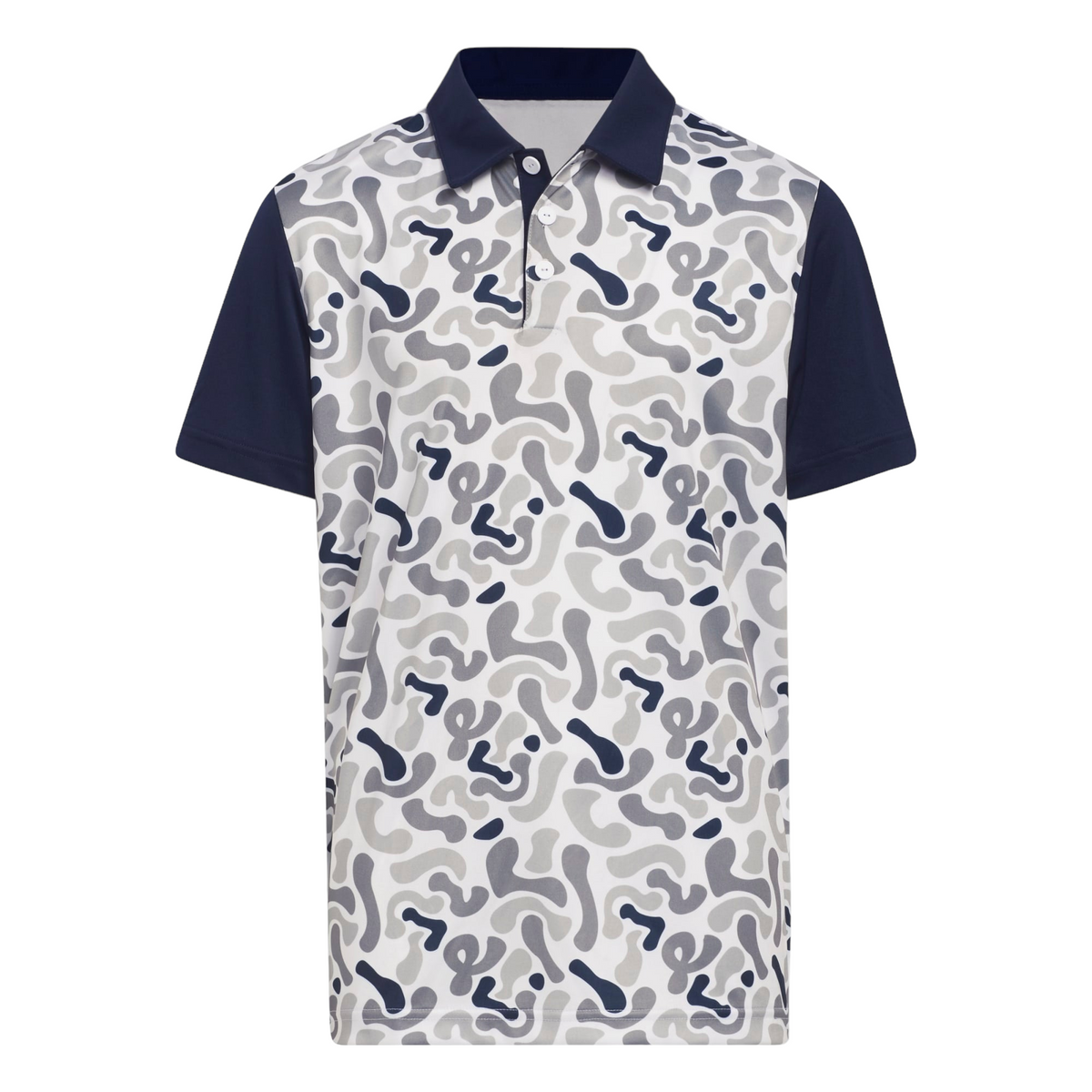 Adidas Camo-Printed Polo Golf Shirt - Junior