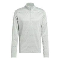 Adidas Core Printed 1/4 Zip Golf Sweatshirt - Mens