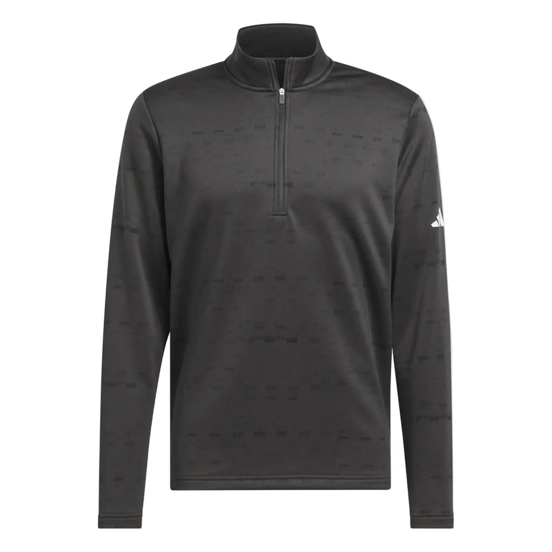 Adidas Core Printed 1/4 Zip Golf Sweatshirt - Mens