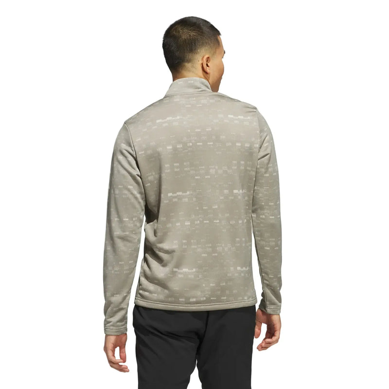 Adidas Core Printed 1/4 Zip Golf Sweatshirt - Mens