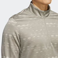 Adidas Core Printed 1/4 Zip Golf Sweatshirt - Mens