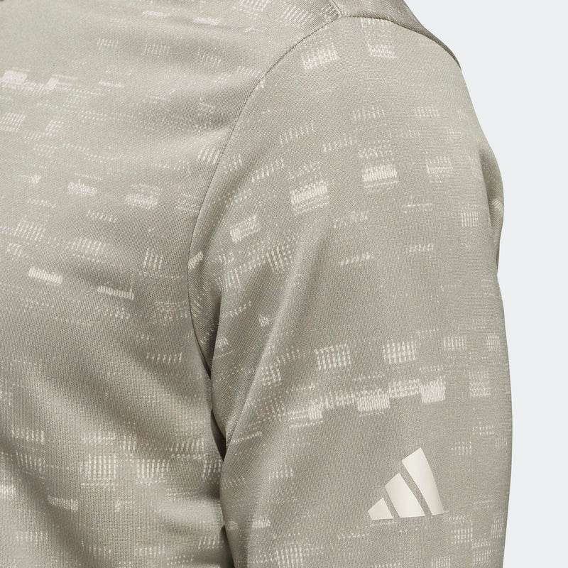 Adidas Core Printed 1/4 Zip Golf Sweatshirt - Mens