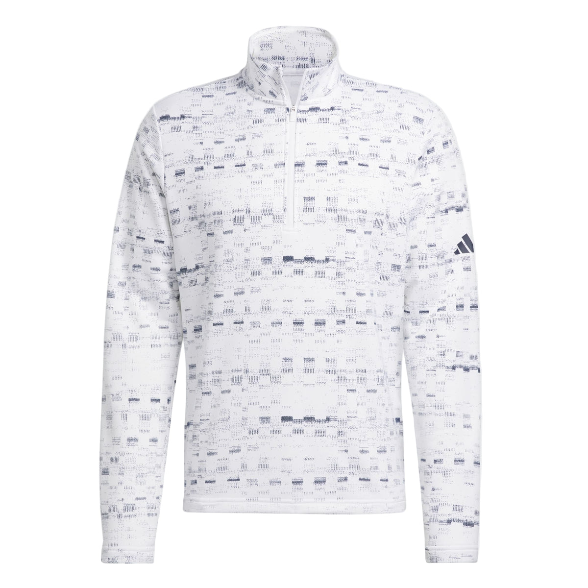 Adidas Core Printed 1/4 Zip Golf Sweatshirt - Mens