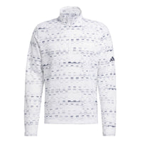 Adidas Core Printed 1/4 Zip Golf Sweatshirt - Mens