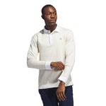 Adidas Essentials Heathered Long Sleeve Polo Shirt - Mens