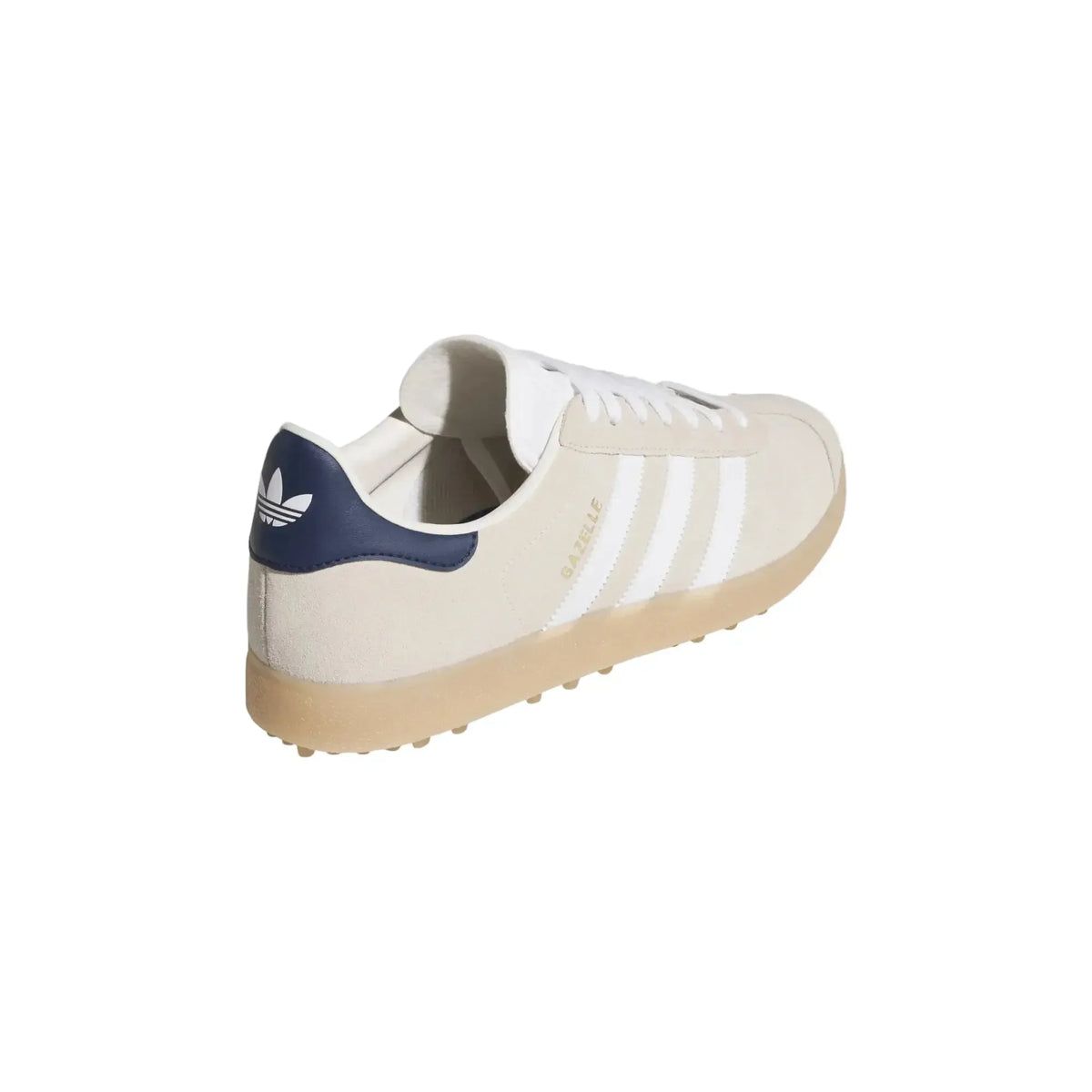 Adidas Gazelle Golf Shoe Beige/White/Navy - OPEN BOX SIZE 8.5