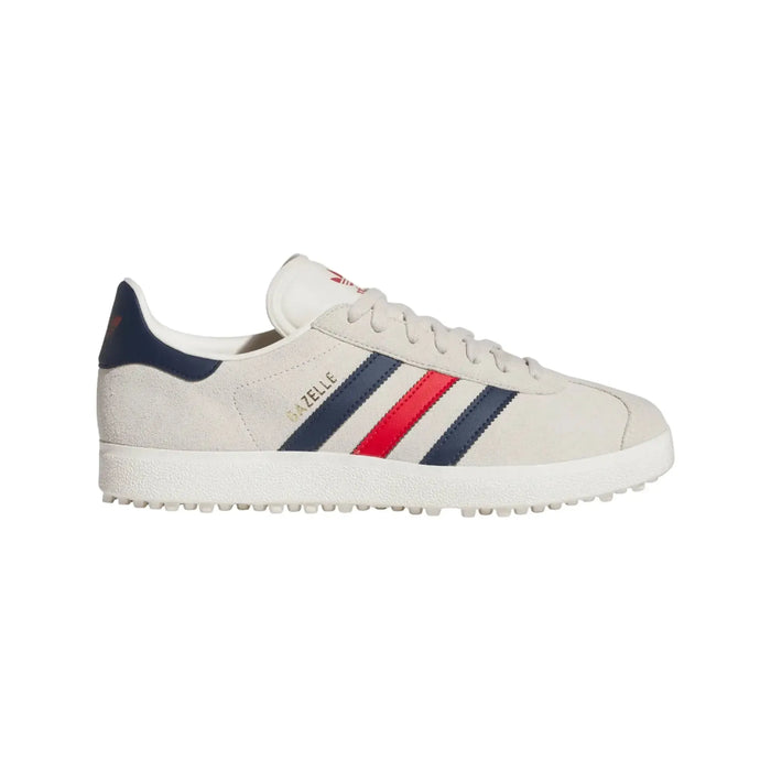 Adidas Gazelle Golf Shoe Cloud Aluminum/Indigo/Scarlet