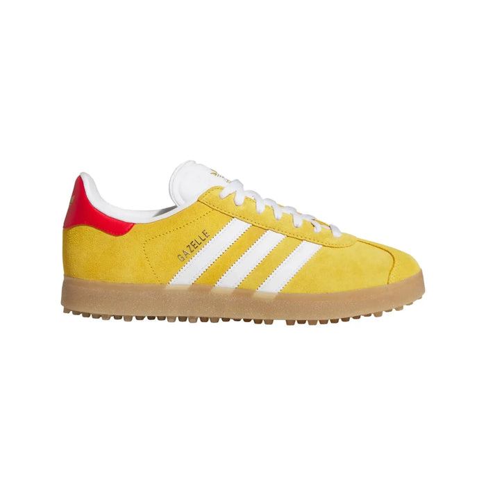 Adidas Gazelle Golf Shoe Gold/White/Red - OPEN BOX SIZE 8.5