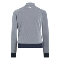 Adidas Girls Textured Quarter Zip Top