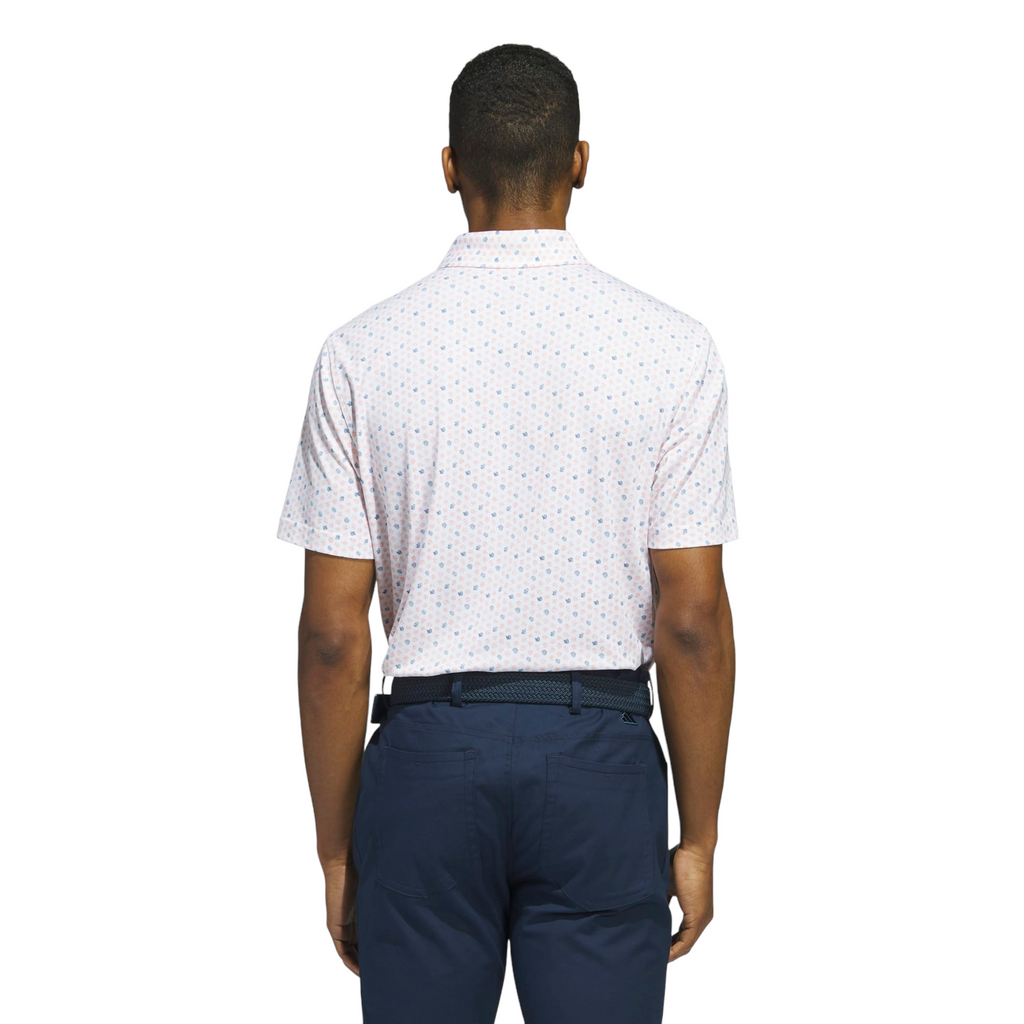 Adidas Go-To Print Golf Polo Shirt - Mens