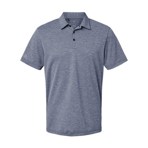 Custom Logo Adidas Men's Heathered Polo