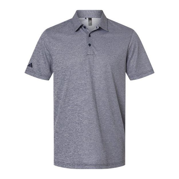 Custom Logo Adidas Men's Space Dyed Polo