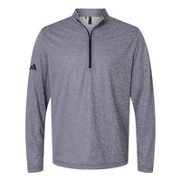 Custom Logo Adidas Men's Space Dyed Quarter-Zip Pullover