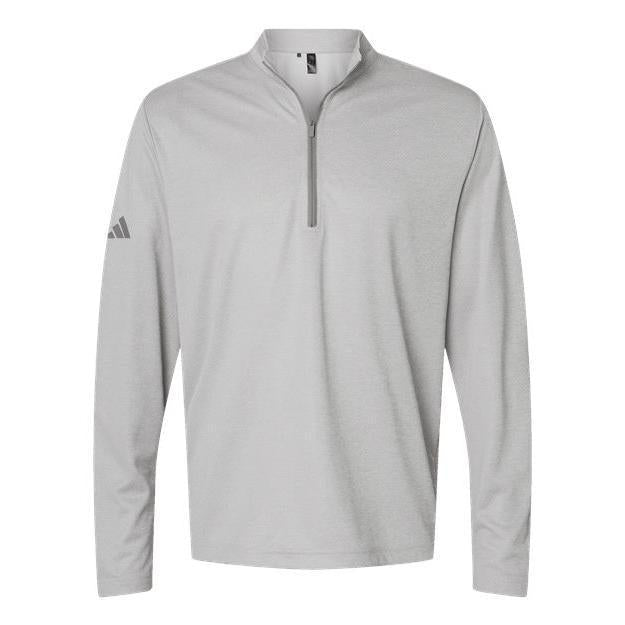 Custom Logo Adidas Men's Space Dyed Quarter-Zip Pullover