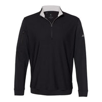 Adidas Men' Textured Quarter-Zip Pullover