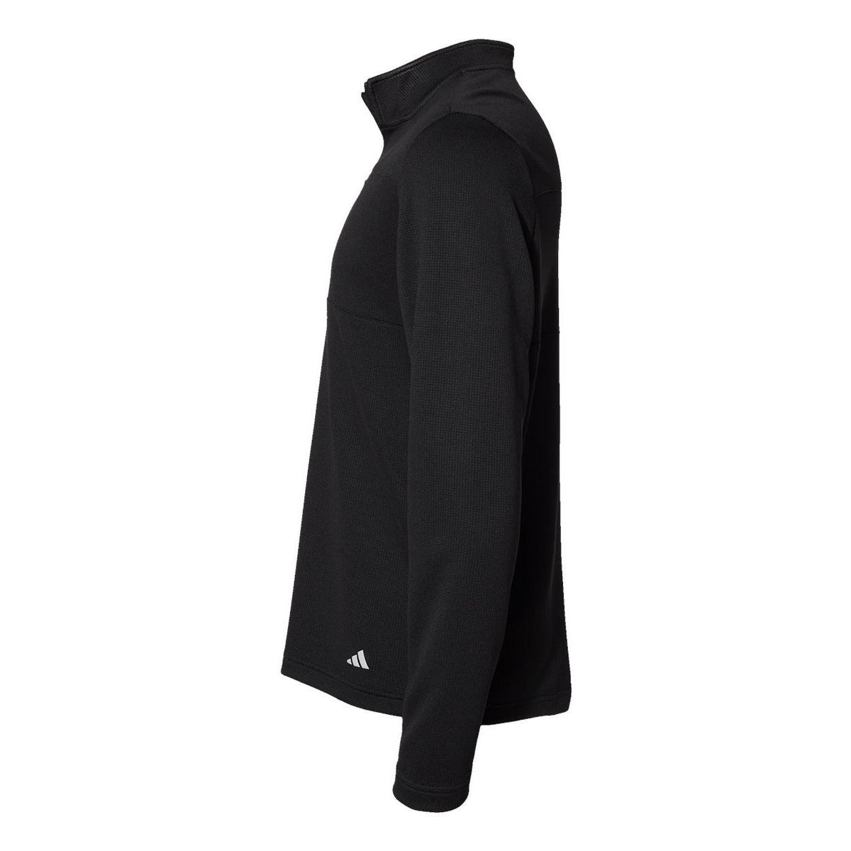 Adidas Men's 3-Stripes Double-Knit Quarter-Zip Pullover