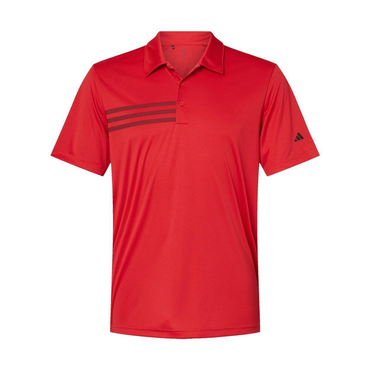 Custom Logo Adidas Men's 3-Stripes Chest Polo