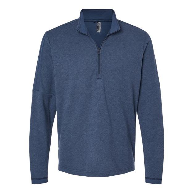 Adidas Men's 3-Stripes Quarter-Zip Sweater Pullover