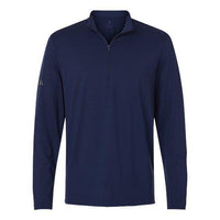 Adidas Men's Textured Stripe Quarter-Zip Pullover