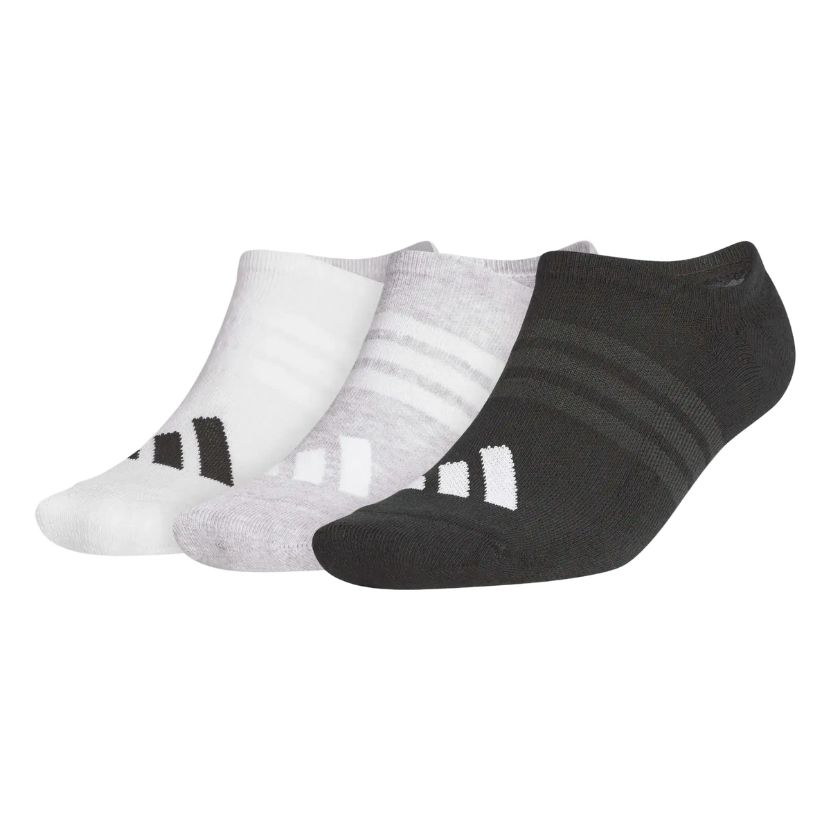 Adidas No-Show Men's Socks - 3 Pair Pack