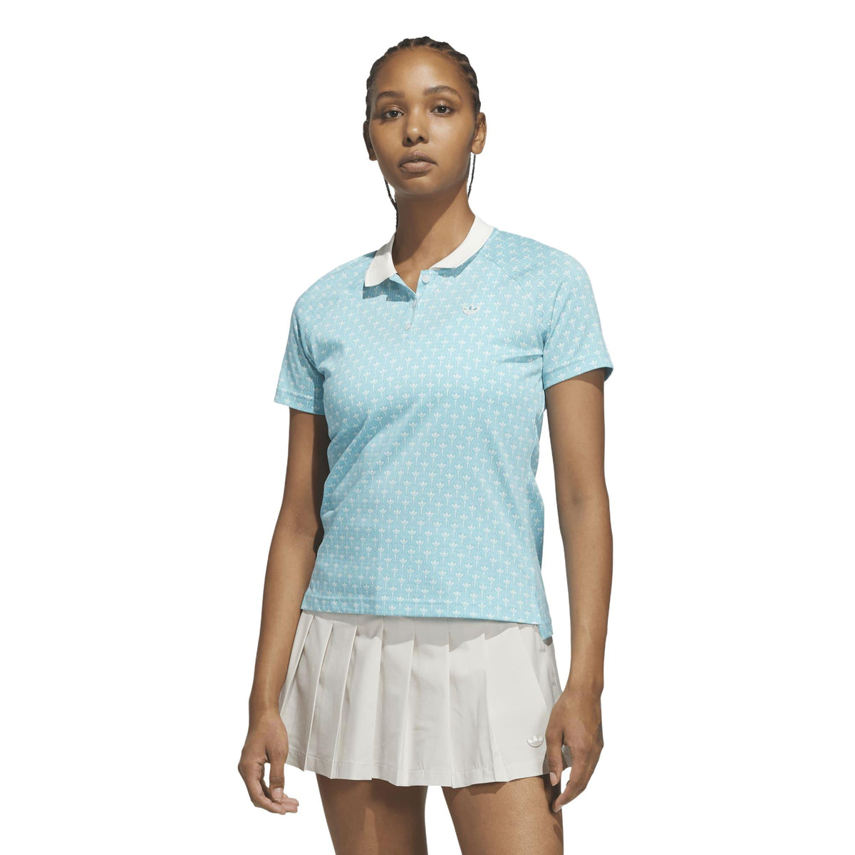Adidas Originals All Over Trefoil Polo Shirt