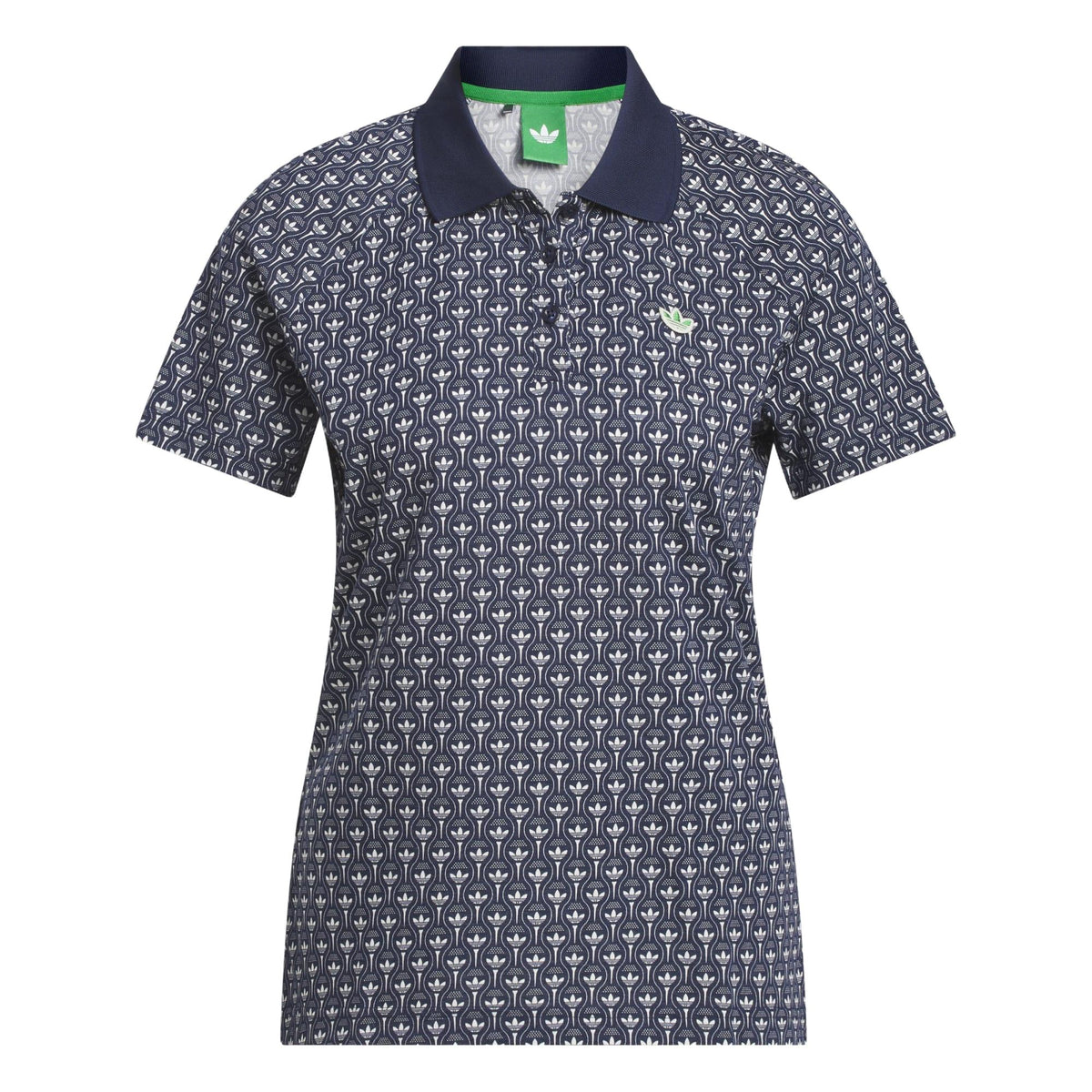 Adidas Originals All Over Trefoil Polo Shirt
