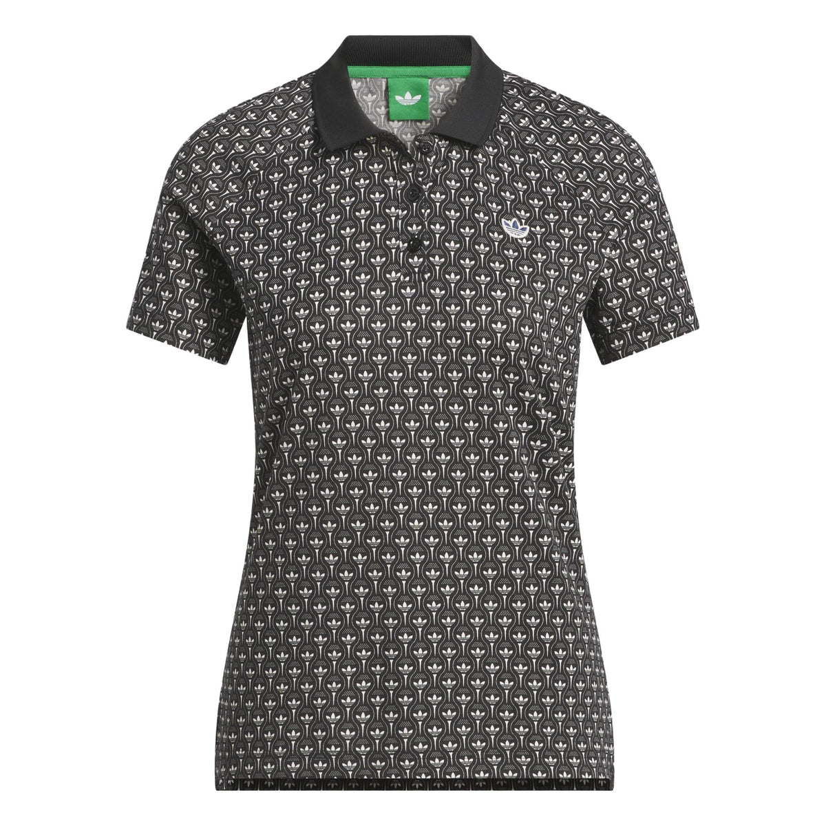 Adidas Originals All Over Trefoil Polo Shirt