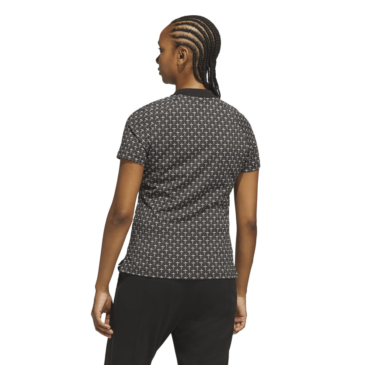 Adidas Originals All Over Trefoil Polo Shirt