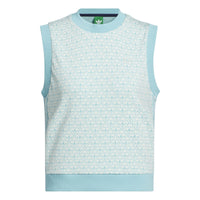 Adidas Originals All Over Vest - Cloud White / Light Aqua
