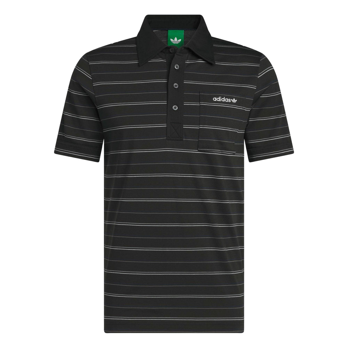 Adidas Originals Archive Stripe Polo - Black