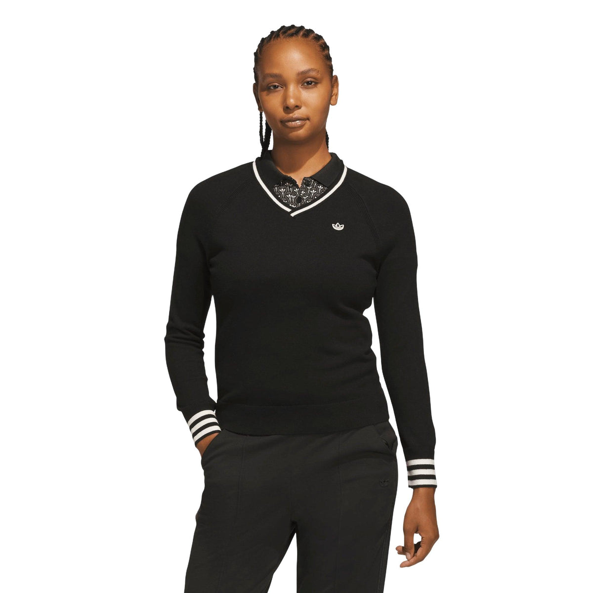 Adidas Originals Cashmere Blend Sweater - Black