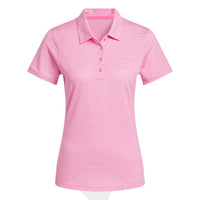 Adidas Ottoman Short Sleeve Polo Shirt - Lucid Pink