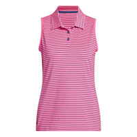 Adidas Performance Stripe Sleeveless Polo