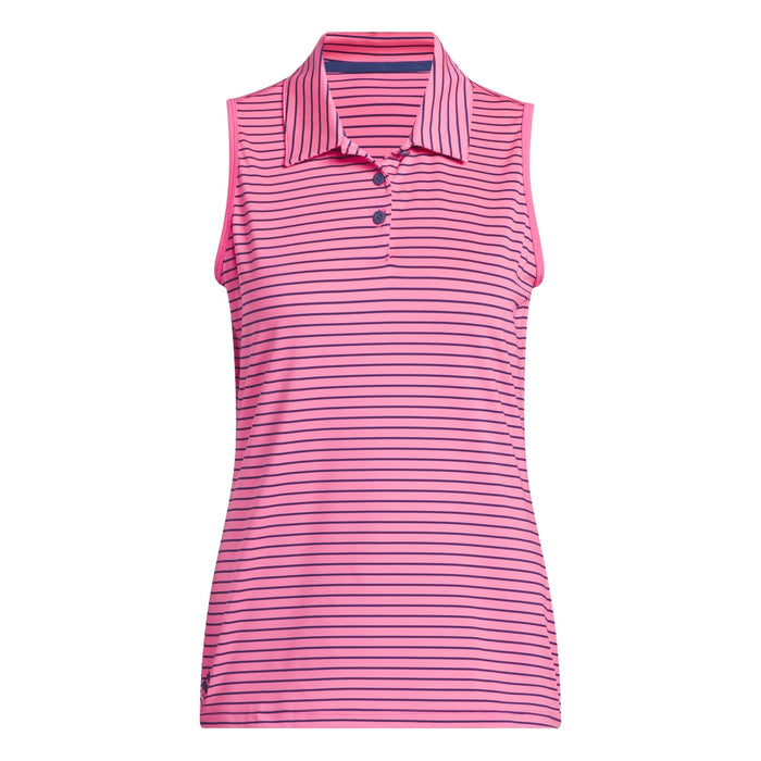 Adidas Performance Stripe Sleeveless Polo