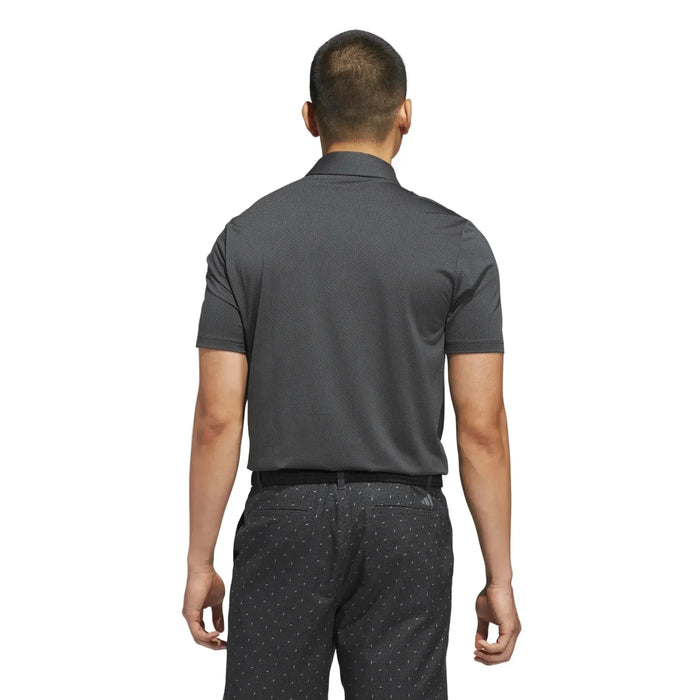 Adidas Performance Textured Polo Black