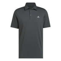 Adidas Performance Textured Polo Black