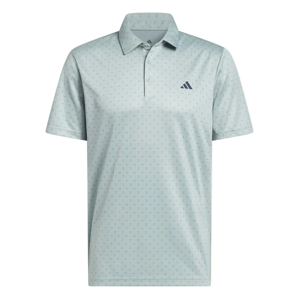Adidas Performance Textured Polo Egg Blue