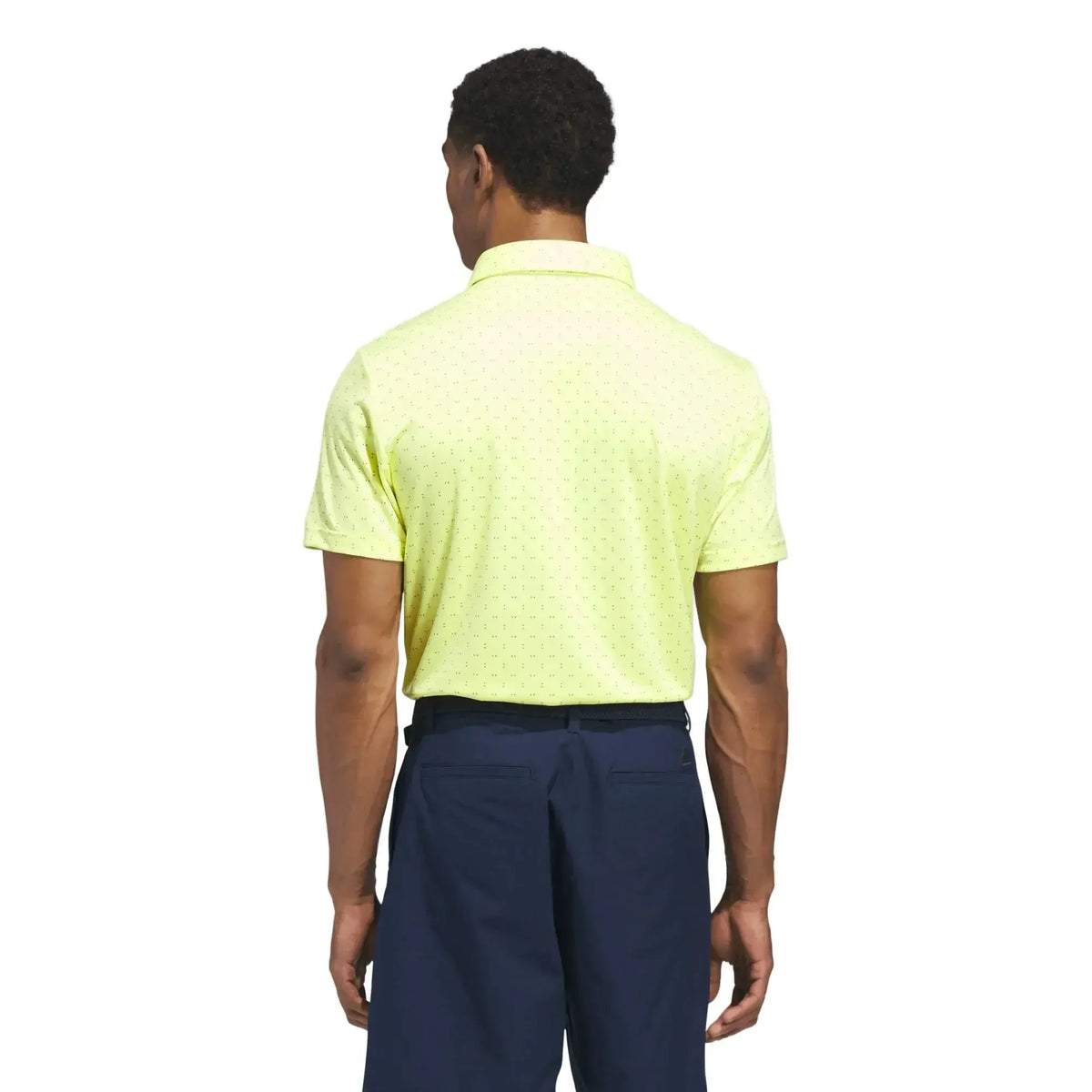 Adidas Performance Textured Polo Lemon