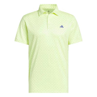 Adidas Performance Textured Polo Lemon
