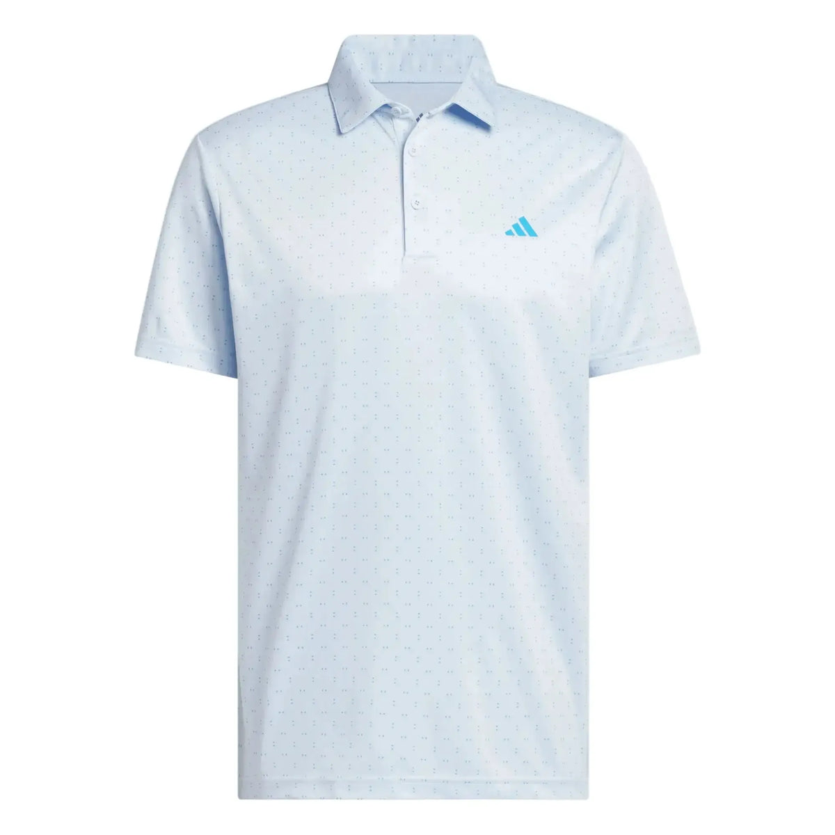 Adidas Performance Textured Polo Light Blue