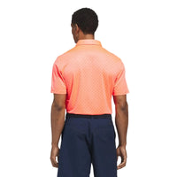 Adidas Performance Textured Polo Sol Orange