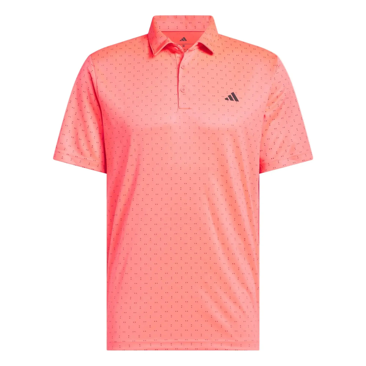 Adidas Performance Textured Polo Sol Orange