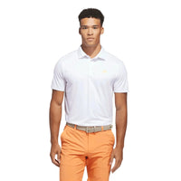 Adidas Performance Textured Polo White