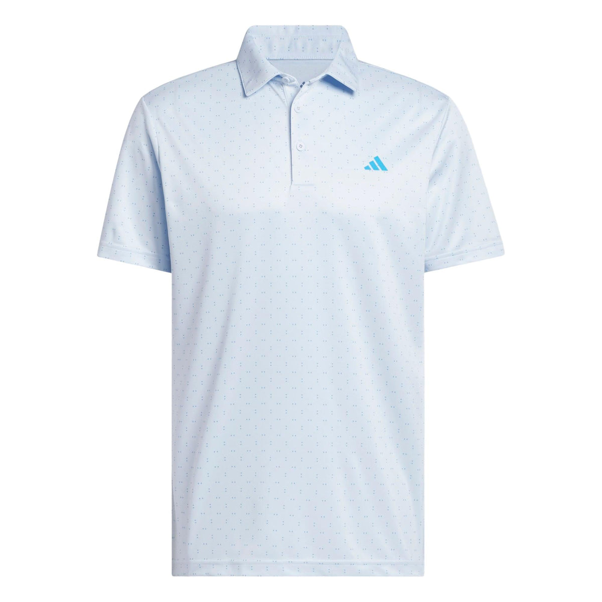 Adidas Performance Textured Print Polo Shirt