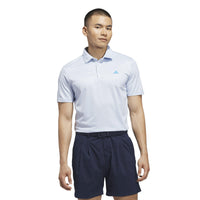 Adidas Performance Textured Print Polo Shirt