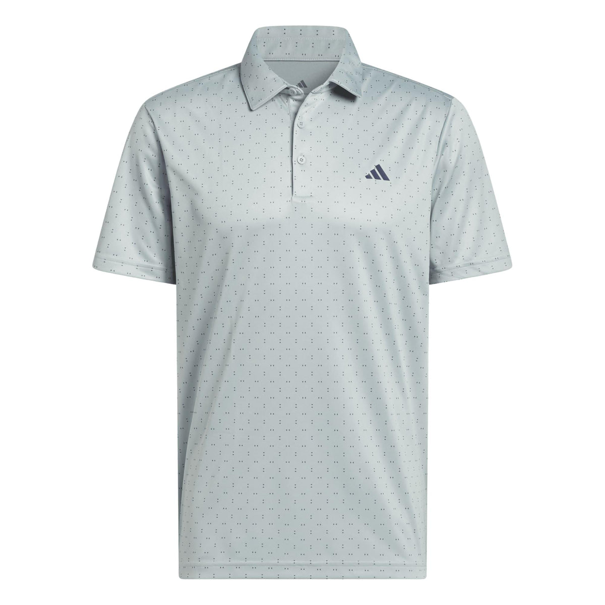 Adidas Performance Textured Print Polo Shirt