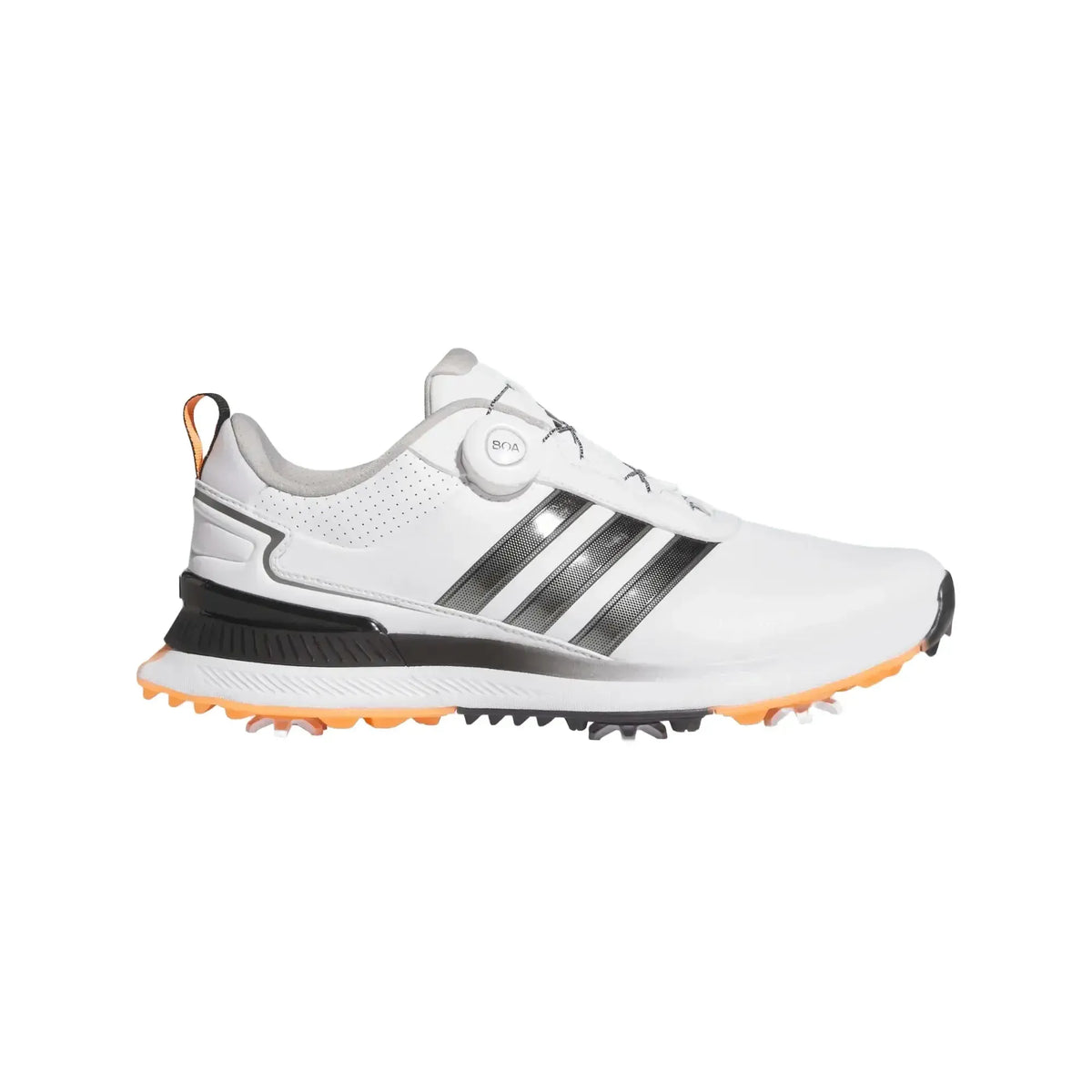 Adidas R2G Boa Men's Golf Shoes - White/Black/Orange
