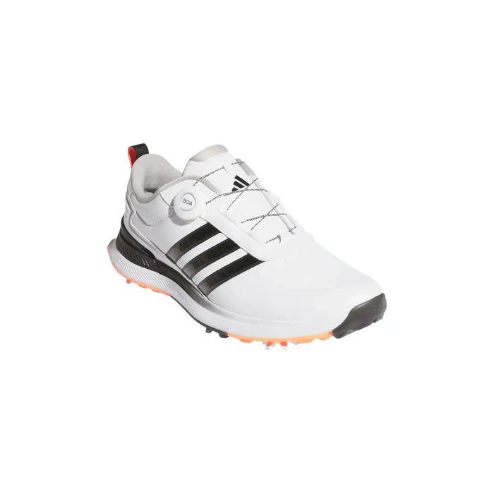 Adidas R2G Boa Men's Golf Shoes - White/Black/Orange