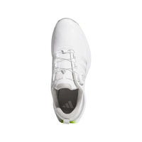 Adidas R2G Boa Men's Golf Shoes - White/Silver/Green