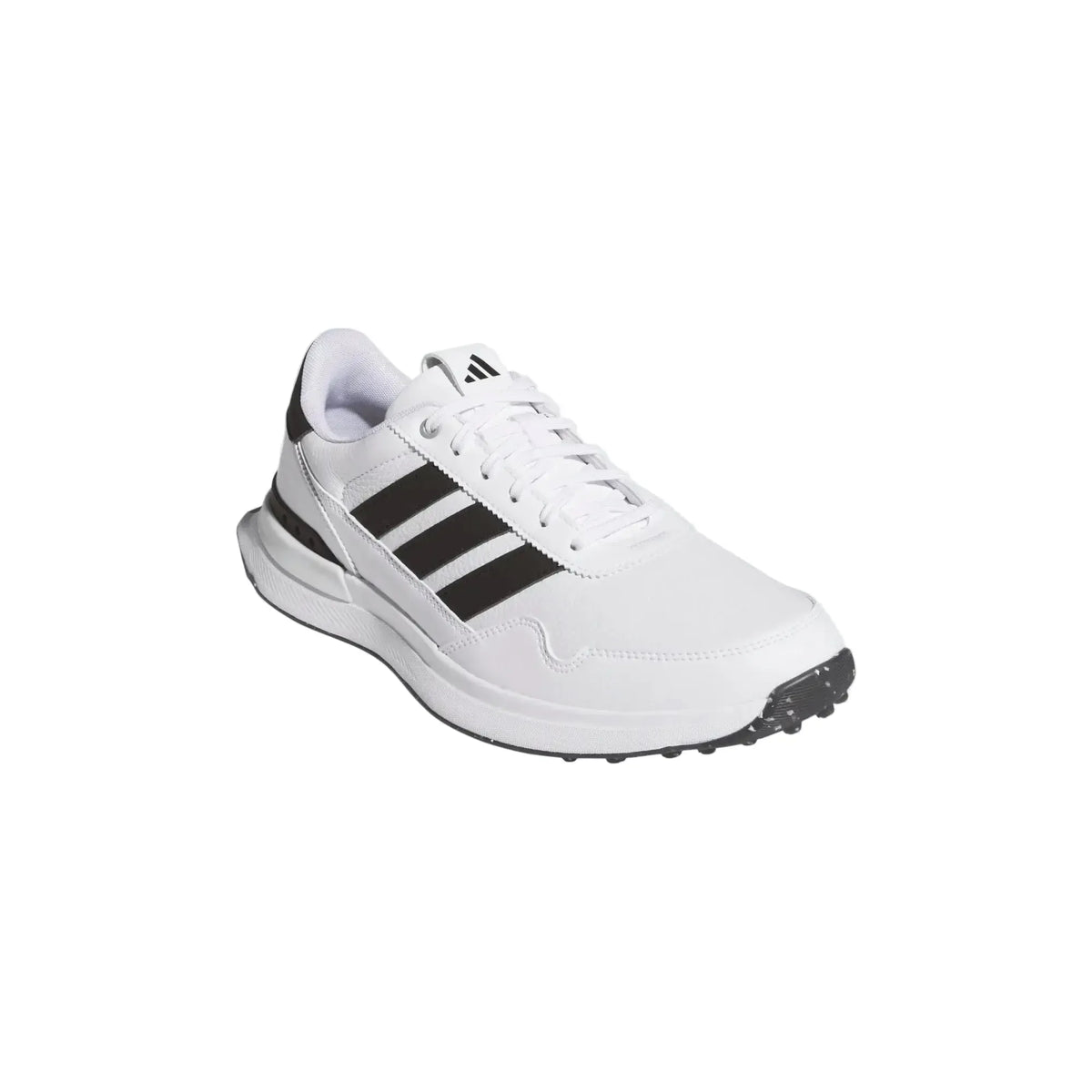 Adidas S2G Leather Men's Spikeless Golf Shoes - White/Black
